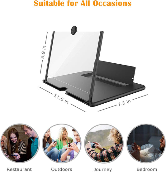 Screen Magnifier 3D Display Stand for Eye Protection