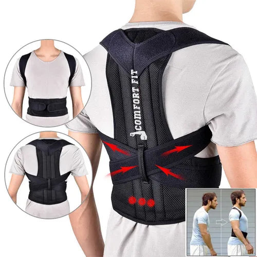 Posture belt, Posture corrector belt, Back support belt, Backbone Belt, Spine Support Belt, Back Pain Relief Shoulder Back Support Belt